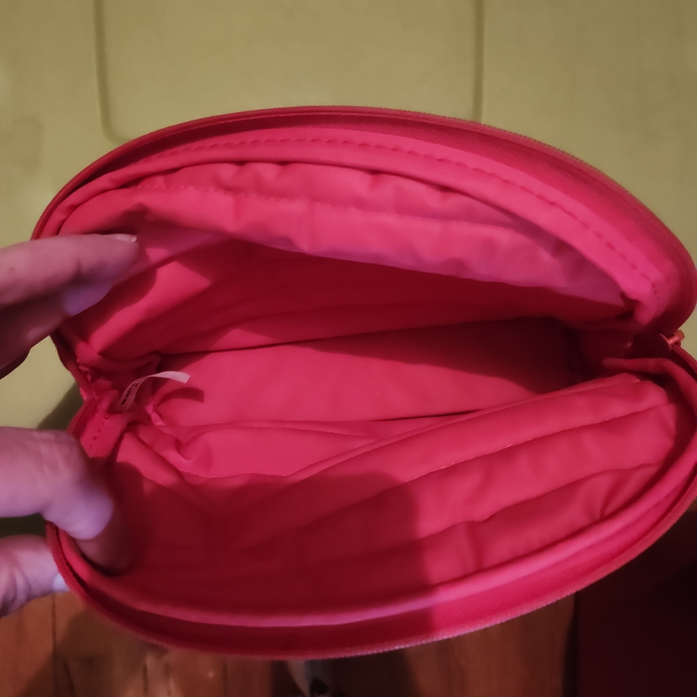 Small Red Make-up Bag Or For Storage.
